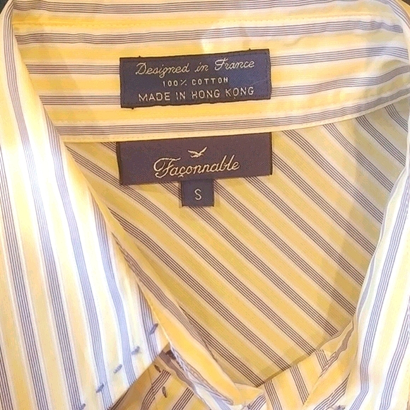 Faconnable- Ladies 100% Cotton Long Sleeve Blouse - Picture 4 of 5